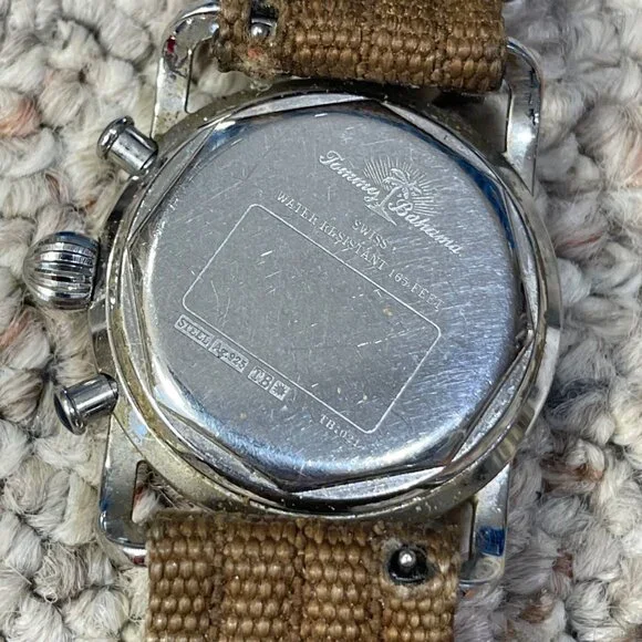 Tommy Bahama Men's Watch TB 1021 Sterling Swiss VTG 40mm (READ) - Picture 7 of 13